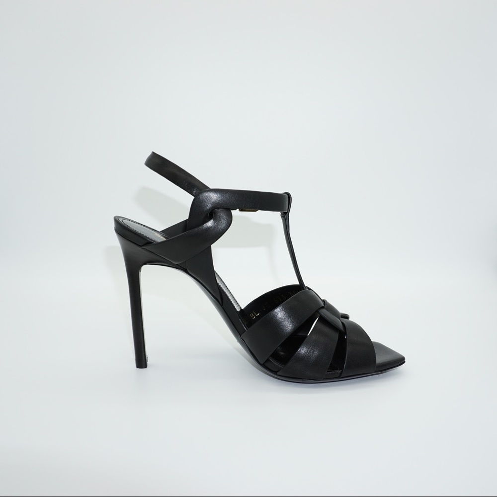 Saint Laurent Tribute 105 Sandal Black - Picture 6 of 12